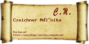 Czeichner Mónika névjegykártya
